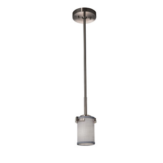 Textile LED Pendant in Brushed Nickel (102|FAB845510GRAYNCKLLED1700)