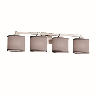 Textile LED Bath Bar in Polished Chrome (102|FAB843430GRAYCROMLED42800)