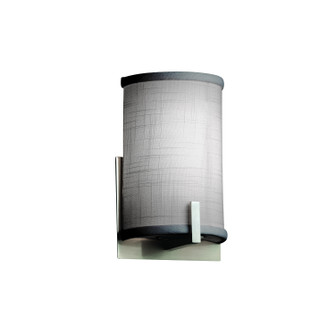 Textile One Light Wall Sconce in Brushed Nickel (102|FAB5531GRAYNCKL)