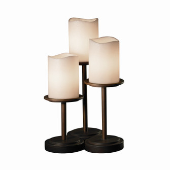 CandleAria LED Table Lamp in Dark Bronze (102|CNDL879714CREMDBRZLED32100)