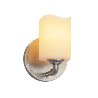 CandleAria LED Wall Sconce in Brushed Nickel (102|CNDL846114CREMNCKLLED1700)