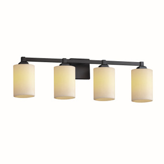 CandleAria LED Bath Bar in Matte Black (102|CNDL843410CREMMBLKLED42800)