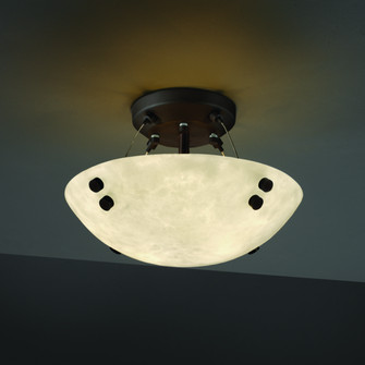 Clouds LED Semi-Flush Mount in Brushed Nickel (102|CLD965035NCKLF6LED22000)