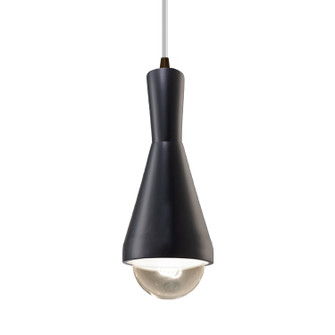 Radiance One Light Pendant in Carbon - Matte Black (102|CER6520CRBDBRZWTCD)