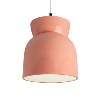 Radiance One Light Pendant in Gloss Blush (102|CER6515BSHMBLKWTCD)