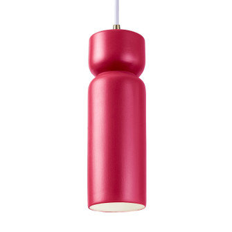 Radiance One Light Pendant in Cerise (102|CER6510CRSEABRSWTCD)