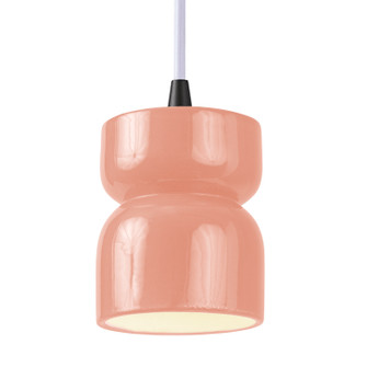 Radiance One Light Pendant in Gloss Blush (102|CER6500BSHMBLKWTCD)