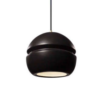 Radiance One Light Pendant in Carbon - Matte Black (102|CER6410CRBABRSBKCD)