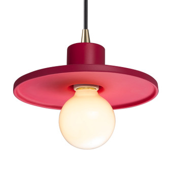 Radiance One Light Pendant in Cerise (102|CER6325CRSEABRSBKCD)