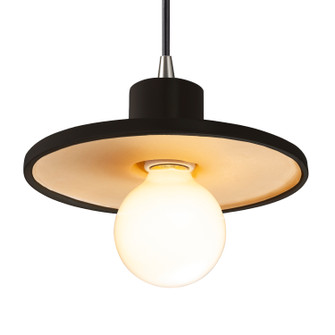 Radiance One Light Pendant in Carbon Matte Black with Champagne Gold (102|CER6325CBGDNCKLBKCD)