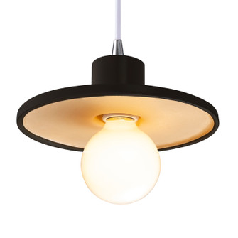 Radiance One Light Pendant in Carbon Matte Black with Champagne Gold (102|CER6325CBGDCROMWTCD)