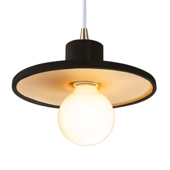 Radiance One Light Pendant in Carbon Matte Black with Champagne Gold (102|CER6325CBGDABRSWTCD)