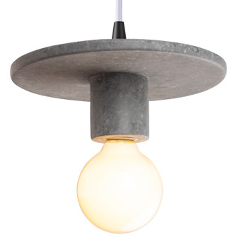 Radiance One Light Pendant in Concrete (102|CER6320CONCMBLKWTCD)