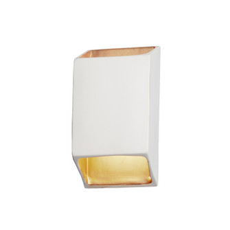 Ambiance LED Wall Sconce in Matte White with Champagne Gold internal (102|CER5875WMTGD)