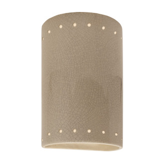 Ambiance LED Lantern in Sienna Brown Crackle (102|CER0995CKSLED11000)