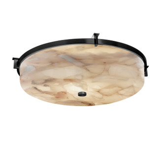 Alabaster Rocks Three Light Flush-Mount in Brushed Nickel (102|ALR8987NCKL)