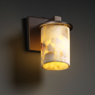 Alabaster Rocks One Light Wall Sconce in Matte Black (102|ALR877110MBLK)