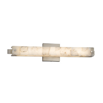 Alabaster Rocks LED Linear Bath Bar in Brushed Nickel (102|ALR8681NCKL)