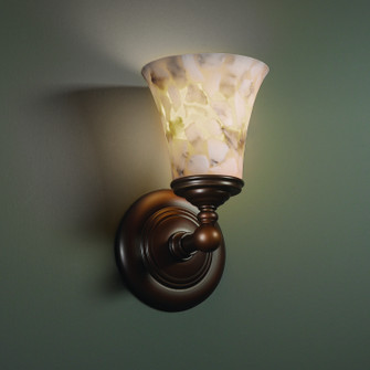 Alabaster Rocks One Light Wall Sconce in Brushed Nickel (102|ALR852120NCKL)