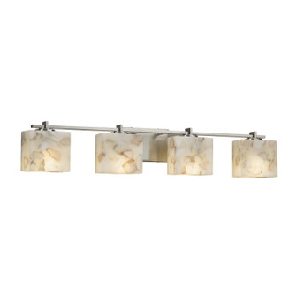 Alabaster Rocks Four Light Bath Bar in Polished Chrome (102|ALR844455CROM)