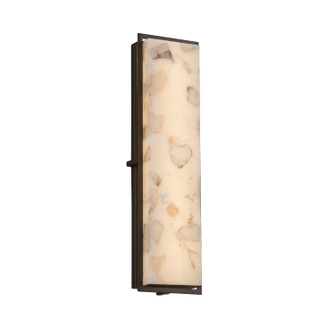 Alabaster Rocks LED Outdoor Wall Sconce in Brushed Nickel (102|ALR7565WNCKL)