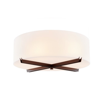 Acryluxe Three Light Flush-Mount in Dark Bronze (102|ACR9523OPALDBRZ)