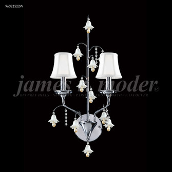 Murano Two Light Wall Sconce in Silver (64|96321S2MW97)