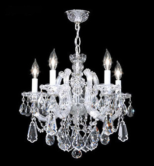 Maria Theresa Royal Five Light Pendant in Silver (64|94715S22)