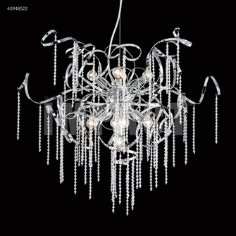 Contemporary Nine Light Chandelier in Silver (64|40948S22)