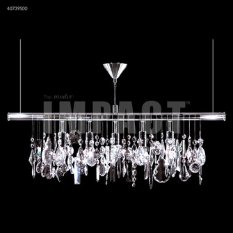 Contemporary Five Light Chandelier in Silver (64|40739S00)