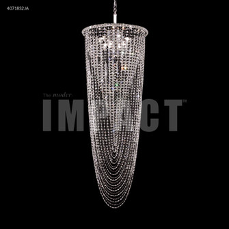 Contemporary Nine Light Chandelier in Silver (64|40718S0X)