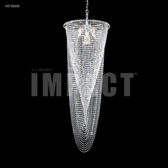 Contemporary Nine Light Chandelier in Silver (64|40718S00)