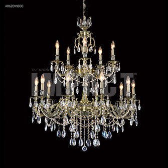 Brindisi 15 Light Chandelier in Monaco Bronze (64|40620MB00)