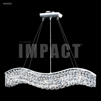 Contemporary Five Light Chandelier in Silver (64|40605S22)