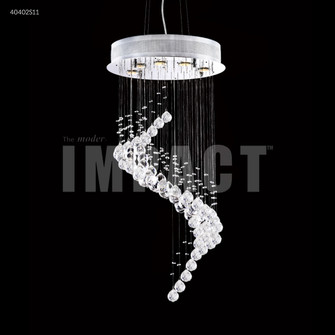 Crystal Rain Five Light Chandelier in Silver (64|40402S11)