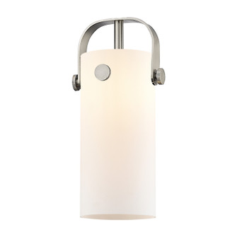 Downtown Urban Glass in Cased Matte White Pilaster II (405|G4237WH)