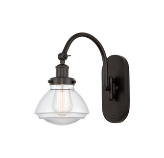 Franklin Restoration One Light Wall Sconce in Oil Rubbed Bronze (405|9181WOBG322)