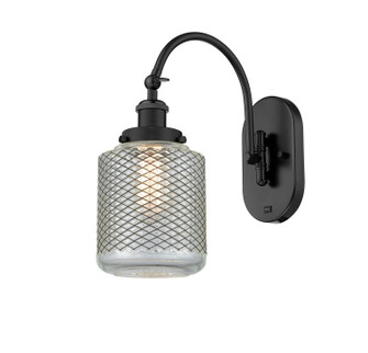 Franklin Restoration LED Wall Sconce in Matte Black (405|9181WBKG262LED)