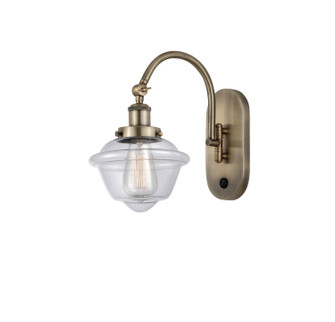 Franklin Restoration One Light Wall Sconce in Antique Brass (405|9181WABG532)