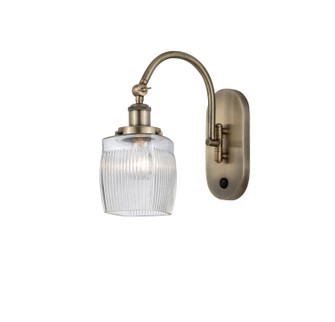 Franklin Restoration One Light Wall Sconce in Antique Brass (405|9181WABG302)