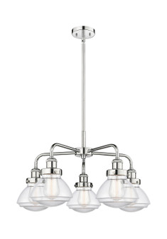Ballston Urban Five Light Chandelier in Polished Chrome (405|9165CRPCG322)