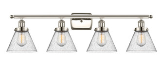 Ballston Urban Four Light Bath Vanity in Polished Nickel (405|9164WPNG44)