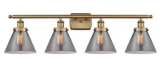 Ballston Urban Four Light Bath Vanity in Brushed Brass (405|9164WBBG43)