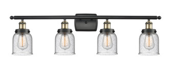 Ballston Urban Four Light Bath Vanity in Black Antique Brass (405|9164WBABG54)