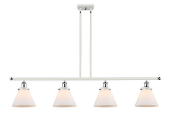 Ballston Urban Four Light Island Pendant in White Polished Chrome (405|9164IWPCG41)