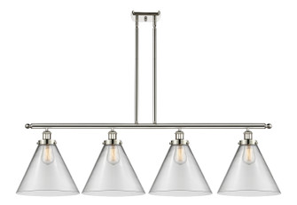 Ballston Urban Four Light Island Pendant in Polished Nickel (405|9164IPNG42L)