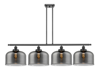 Ballston Urban Four Light Island Pendant in Matte Black (405|9164IBKG73L)