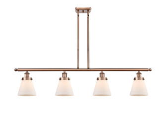 Ballston Urban Four Light Island Pendant in Antique Copper (405|9164IACG61)