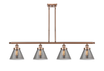 Ballston Urban Four Light Island Pendant in Antique Copper (405|9164IACG43)