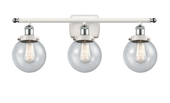 Ballston Urban Three Light Bath Vanity in White Polished Chrome (405|9163WWPCG2046)